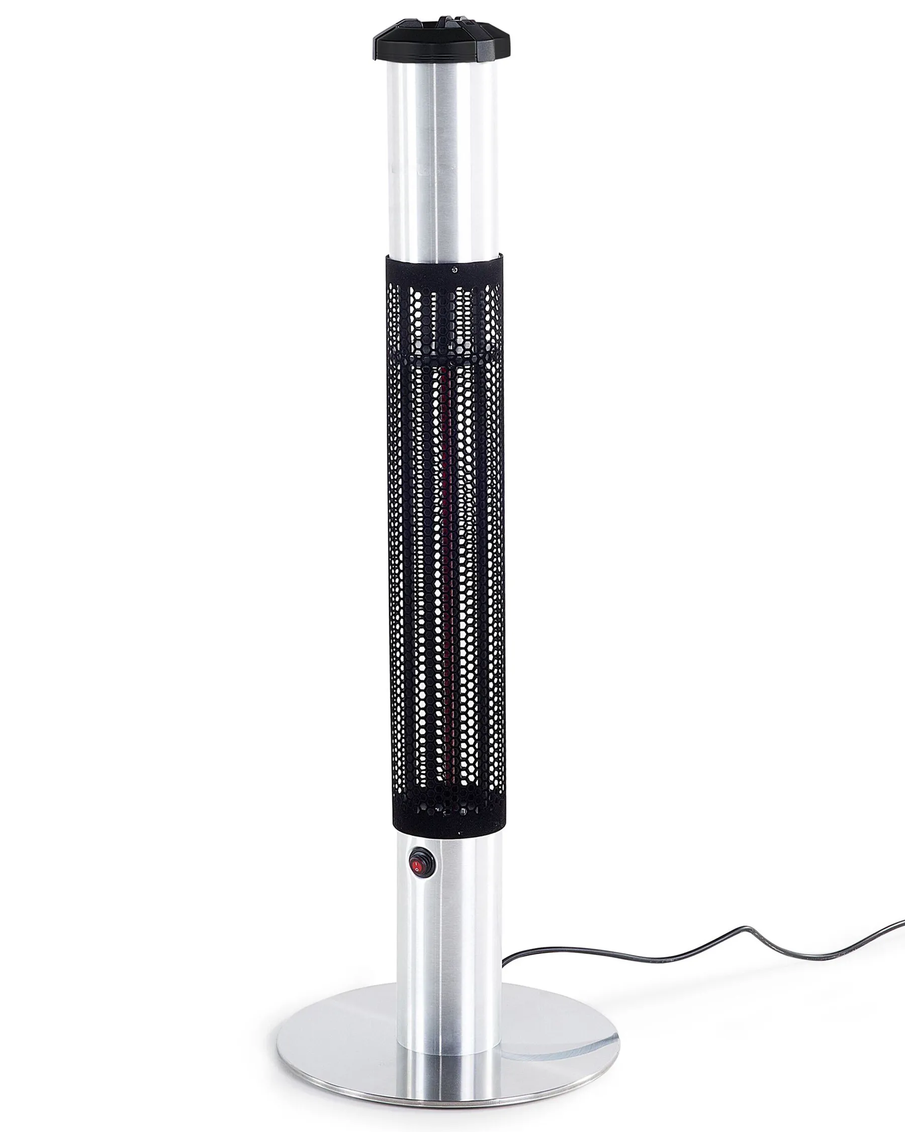 Freestanding Infrared Patio Heater VEZUVIO 1500 W Black